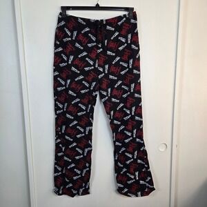 The Office Mens Black Red White That's What She Said Drawstring Pajama Pants 2XL